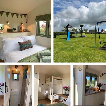 The Woolly Sheep Shepherd Huts Whitland Exteriör bild