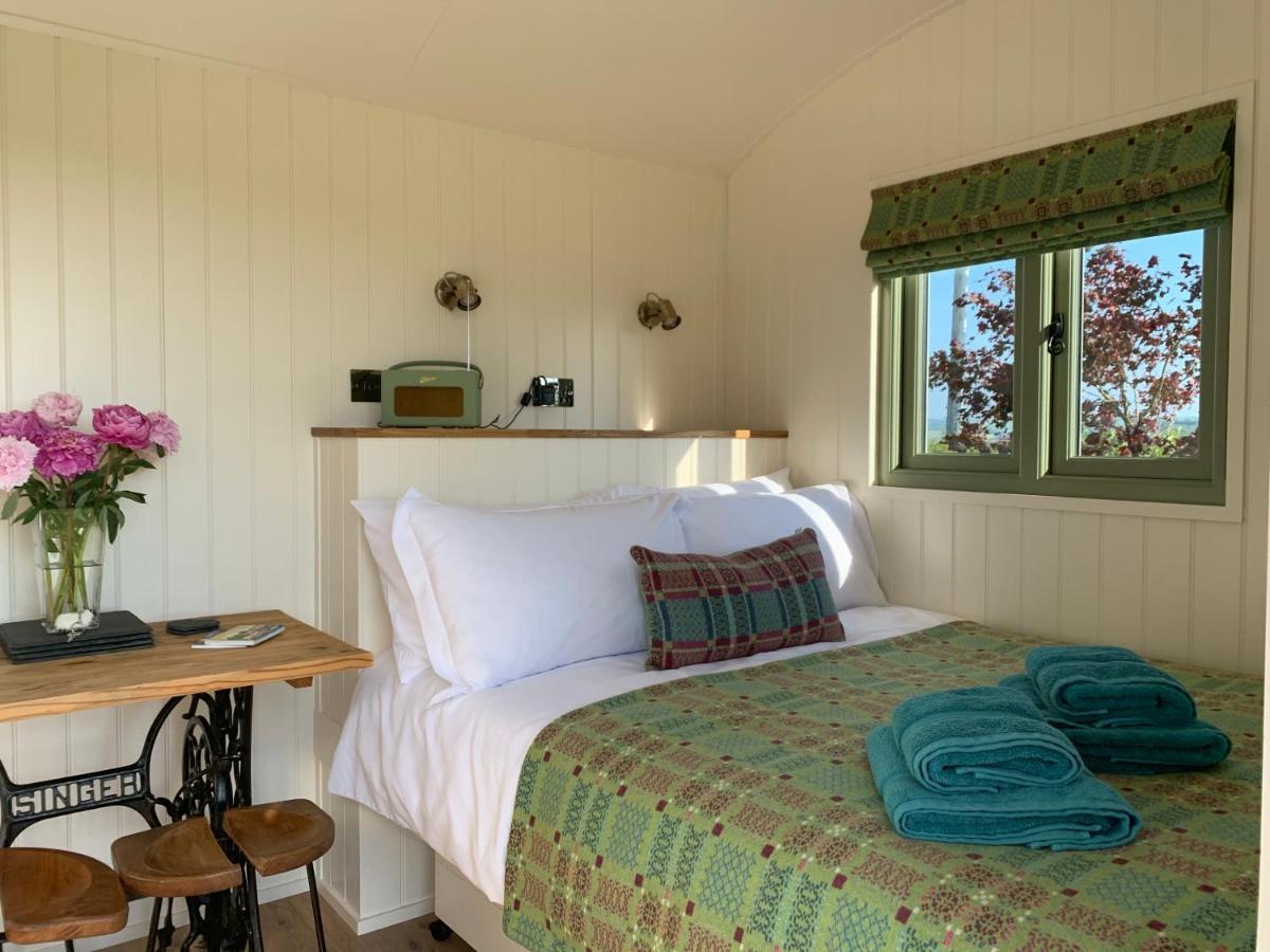 The Woolly Sheep Shepherd Huts Whitland Exteriör bild